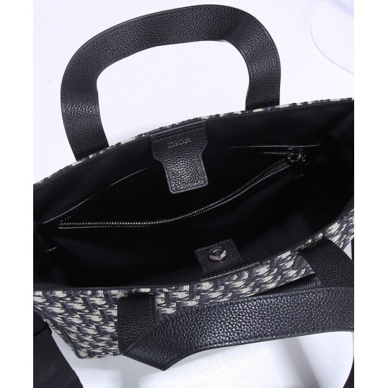 Replica Christian Dior Saddle Tote Bag con tracolla blu scuro
