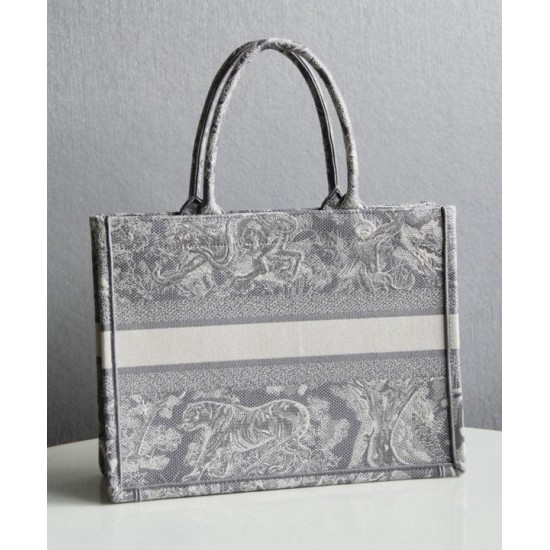 Replica Christian Dior Borsa piccola Dior Book Tote grigia