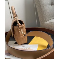 Replica Borsa Baguette in Pelle 8BR600 Albicocca