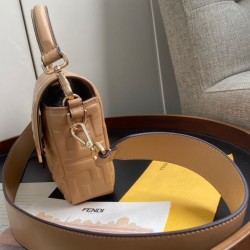 Replica Borsa Baguette in Pelle 8BR600 Albicocca