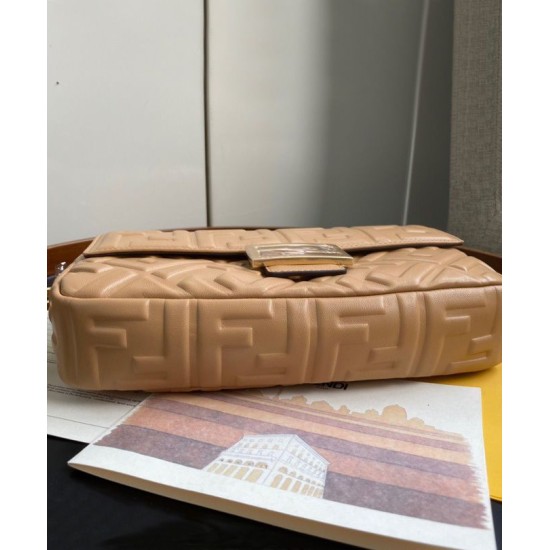 Replica Borsa Baguette in Pelle 8BR600 Albicocca Replica Borsa Baguette in Pelle 8BR600 Albicocca