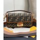 Replica Borsa Baguette FF Canvas 8BR600 Caffè
