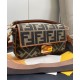 Replica Borsa Baguette FF Canvas 8BR600 Caffè