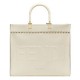 Replica Sunshine Media Shopper In Pelle 8BH386 Crema