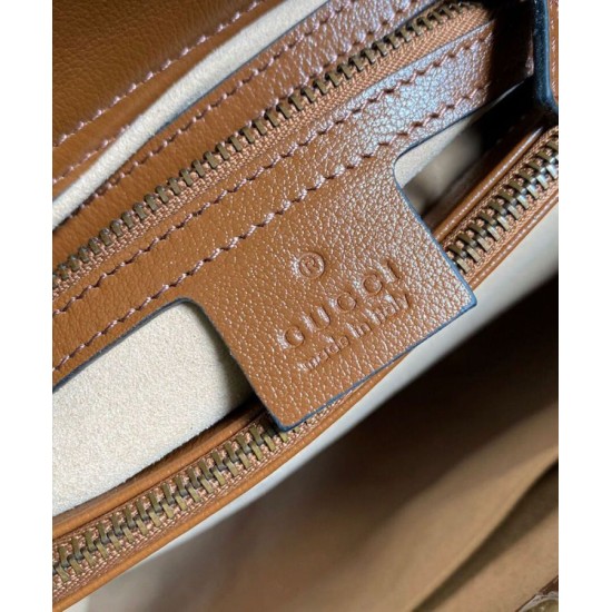 Replica Borsa tote Diana media 655658 Caffè