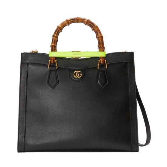 Replica Borsa tote Diana media 655658 nera