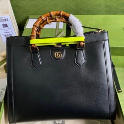 Replica Borsa tote Diana media 655658 nera