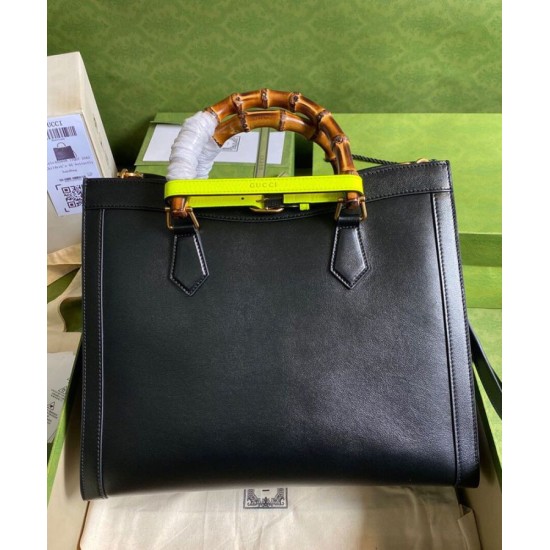 Replica Borsa tote Diana media 655658 nera