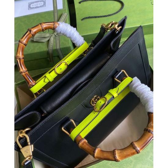 Replica Borsa tote Diana media 655658 nera