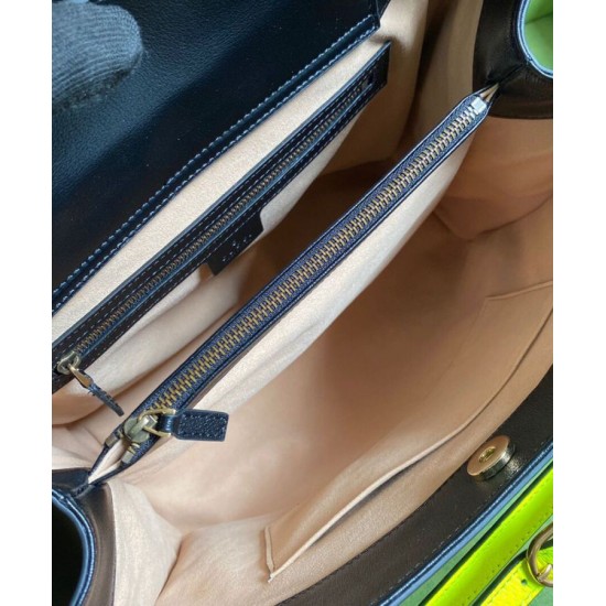 Replica Borsa tote Diana media 655658 nera