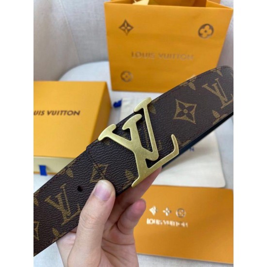 Replica LV Tag 40mm Cintura reversibile Monogram M0369V