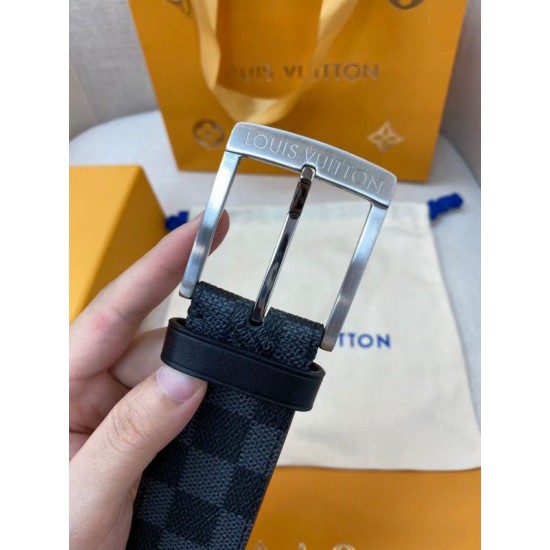 Replica Cintura Downtown 40mm Damier Graphite M0374V