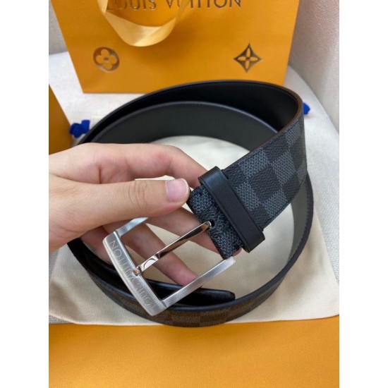 Replica Cintura Downtown 40mm Damier Graphite M0374V