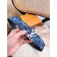 Replica LV Initiales 40MM Cintura reversibile Damier Salt M0378Q