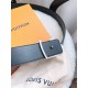 Replica LV Initiales 40MM Cintura reversibile Damier Salt M0378Q
