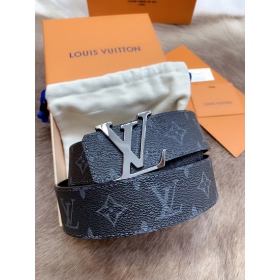 Replica LV Initiales 40MM Cintura reversibile Monogram Eclipse M9043S