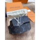 Replica LV Initiales 40MM Cintura reversibile Monogram Eclipse M9043S