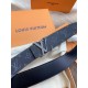 Replica LV Initiales 40MM Cintura reversibile Monogram Eclipse M9043S