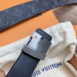 Replica LV Initiales 40MM Cintura reversibile Monogram Eclipse M9043S
