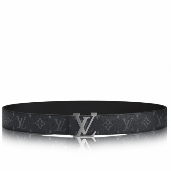 Replica LV Initiales 40MM Cintura reversibile Monogram Eclipse M9043S
