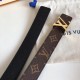 Replica LV Initiales 30MM Cintura reversibile Monogram M9453T