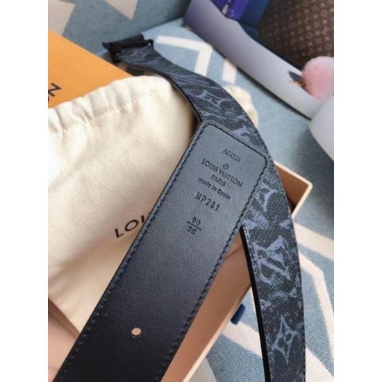 Replica LV Shape 40MM Cintura reversibile Monogram Relief MP281V
