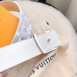 Replica LV Initiales 40MM Cintura reversibile Damier Salt MP300V