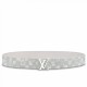 Replica LV Initiales 40MM Cintura reversibile Damier Salt MP300V