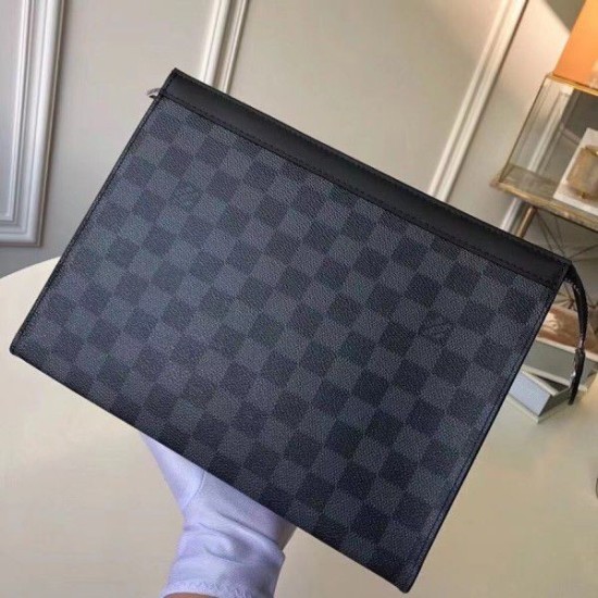 Replica Pochette Voyage MM Damier Graphite N41696 Replica Pochette Voyage MM Damier Graphite N41696