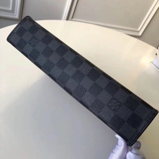 Replica Pochette Voyage MM Damier Graphite N41696 Replica Pochette Voyage MM Damier Graphite N41696