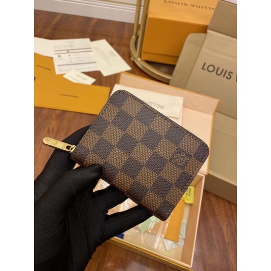 Replica Zippy Portamonete Damier Ebene N60213