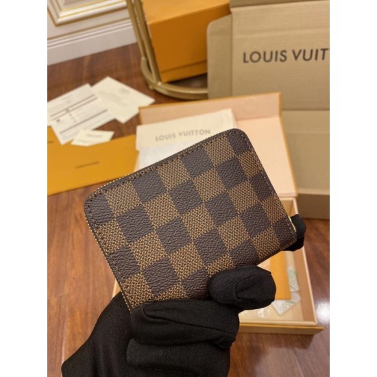 Replica Zippy Portamonete Damier Ebene N60213