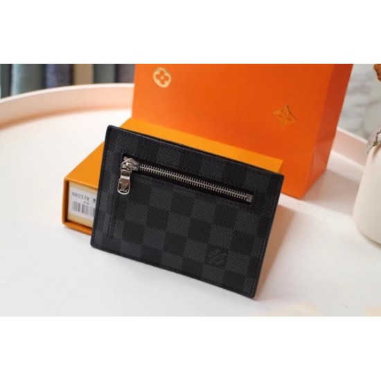 Replica Porta carte d'identità Damier Graphite N60378