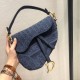 Replica Borsa da Saddle Christian Dior M0446 Blu