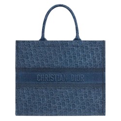 Replica Borse Christian Dior Book Tote M1286 Blu
