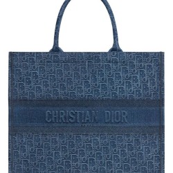 Replica Borse Christian Dior Book Tote M1286 Blu