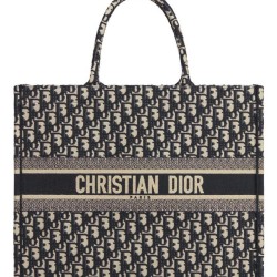 Replica Borse Christian Dior Book Tote M1286 Blu scuro