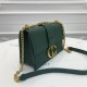 Replica Christian Dior 93118 EPSOM maniglia Borsa verde