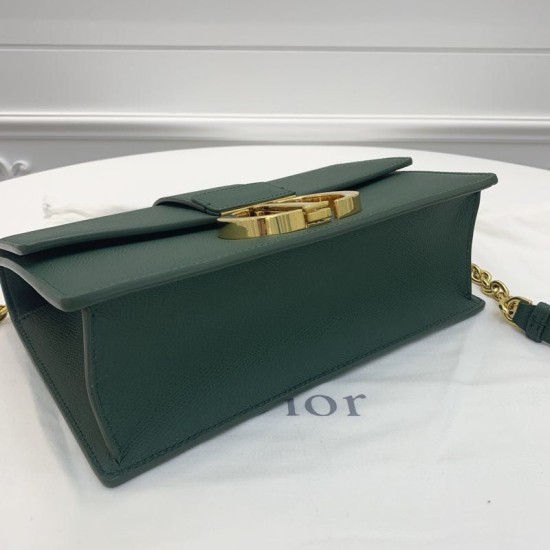 Replica Christian Dior 93118 EPSOM maniglia Borsa verde