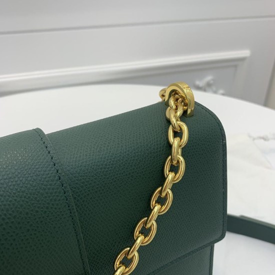 Replica Christian Dior 93118 EPSOM maniglia Borsa verde