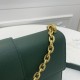 Replica Christian Dior 93118 EPSOM maniglia Borsa verde