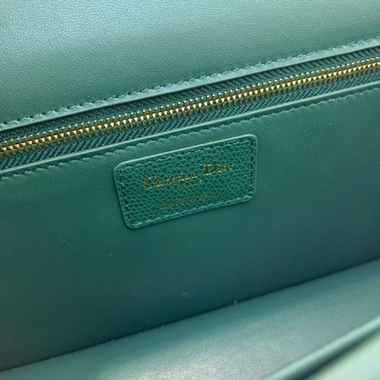 Replica Christian Dior 93118 EPSOM maniglia Borsa verde