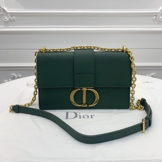 Replica Christian Dior 93118 EPSOM maniglia Borsa verde