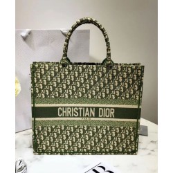 Replica Borse Christian Dior Book Tote M1286 verde