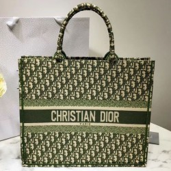 Replica Borse Christian Dior Book Tote M1286 verde