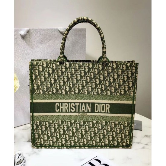 Replica Borse Christian Dior Book Tote M1286 verde Replica Borse Christian Dior Book Tote M1286 verde