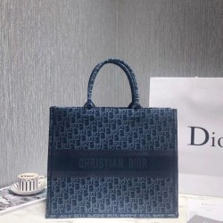 Replica Borse Christian Dior Book Tote M1286 Blu
