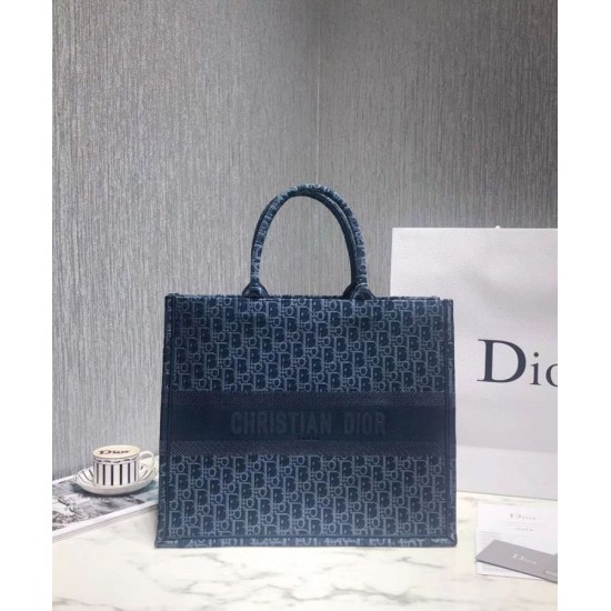 Replica Borse Christian Dior Book Tote M1286 Blu