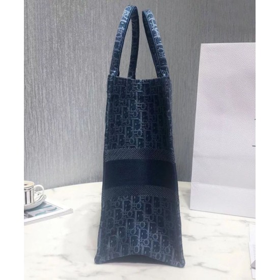 Replica Borse Christian Dior Book Tote M1286 Blu