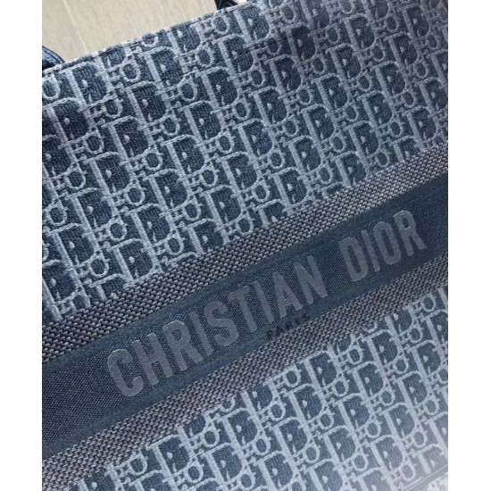 Replica Borse Christian Dior Book Tote M1286 Blu